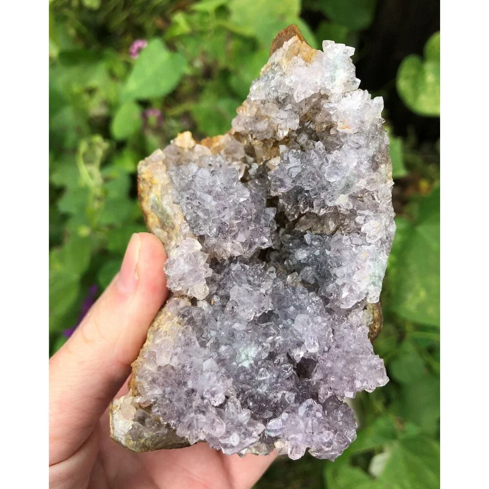 Amethyst Stalactite Crystal Cluster Uruguay Purple Druzy, February Birthstone 18